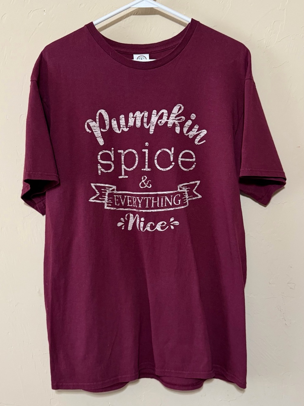 Delta Burgundy Pumpkin Spice Graphic Tee